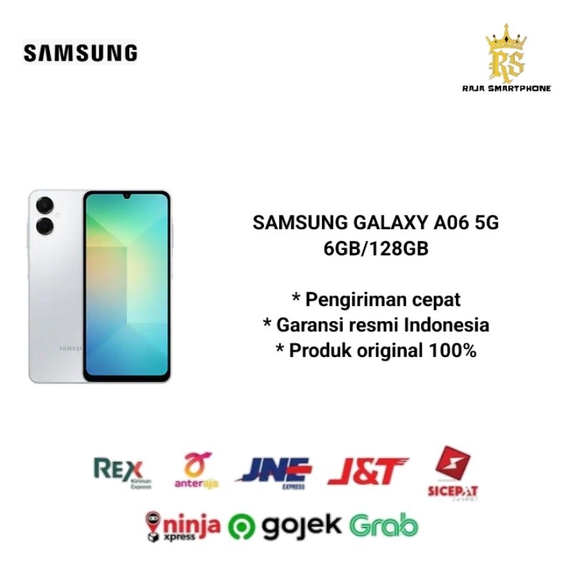 SAMSUNG GALAXY A06 5G [ 6GB/128GB ] - GARANSI RESMI