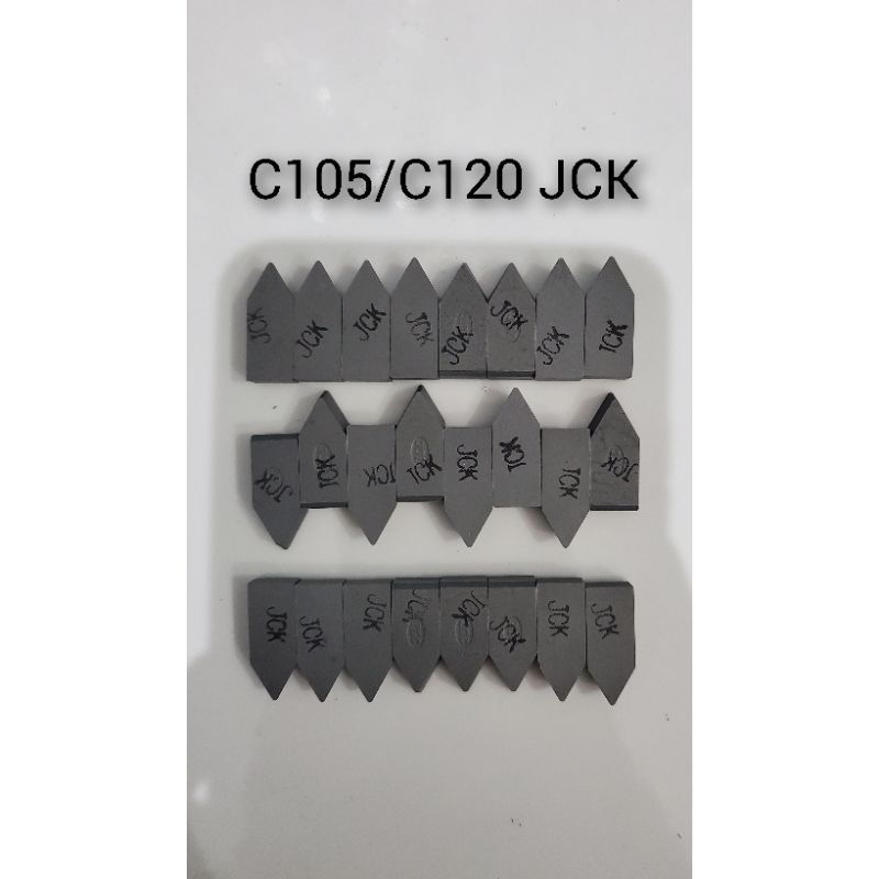 Wipro Mata Betel Bubut Widia JCK / Mata Pisau Pahat Bubut JCK / Cemented Carbide Tip Mata Betel Bubu