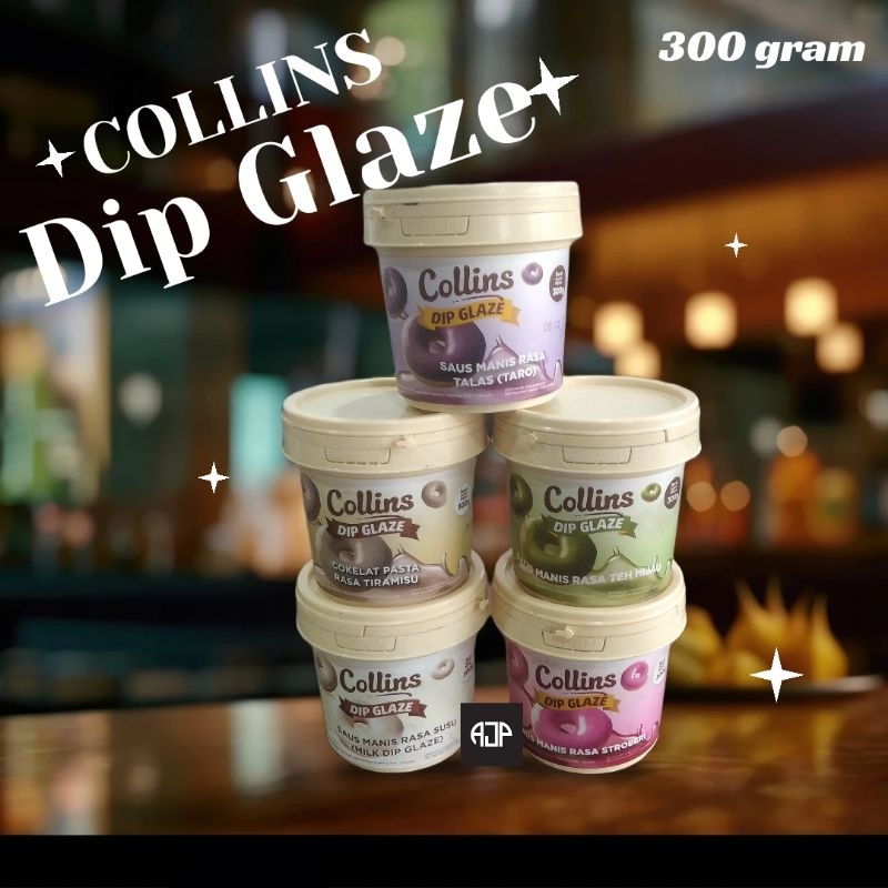 

Collins Dip Glaze Mini 300 gram