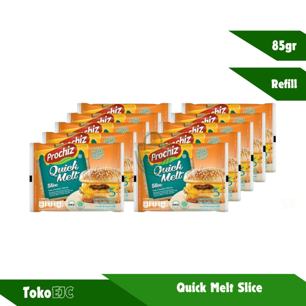 

Prochiz quik melt slice 85gr isi 5slice