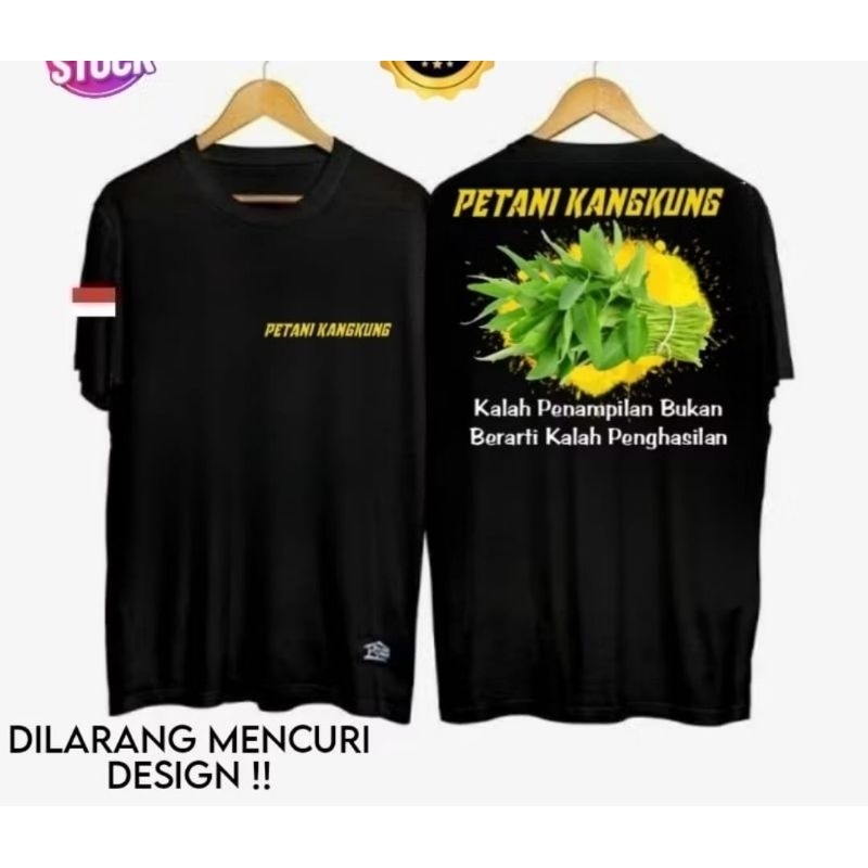 KAOS LENGAN PENDEK TEMA PETANI KANGKUNG