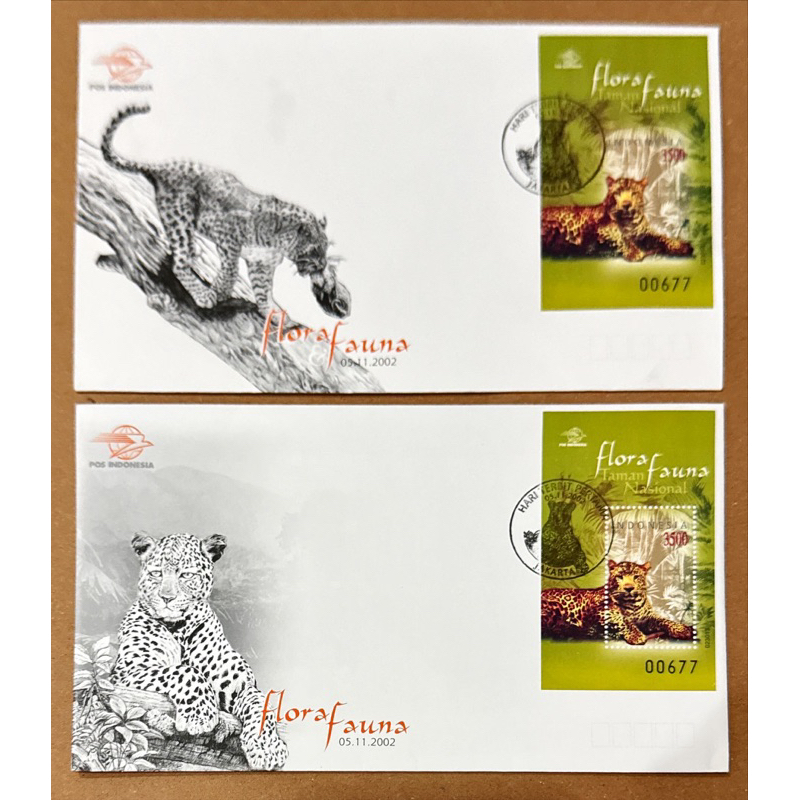 

PRANGKO INDONESIA 2002 SHP SS (2 BUAH SET) FLORA & FAUNA. SS PERFORASI DAN IMPERF. MINT.