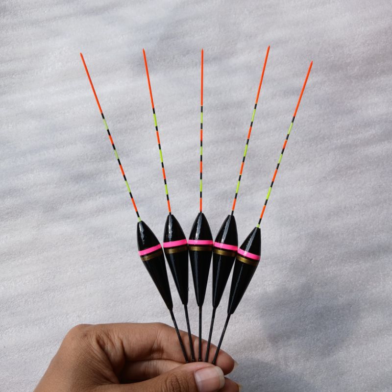 Pelampung Pancing Anti Badai Fiber Premium | Hitam