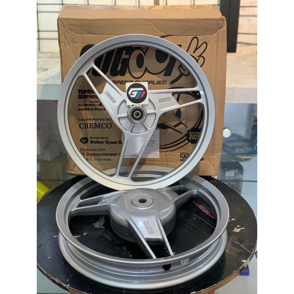Velg CHEMCO Sugooi 160/185-14 Sporty Smile Xeon Mio M3 GEAR Soul Fino Mio J Sugoi
