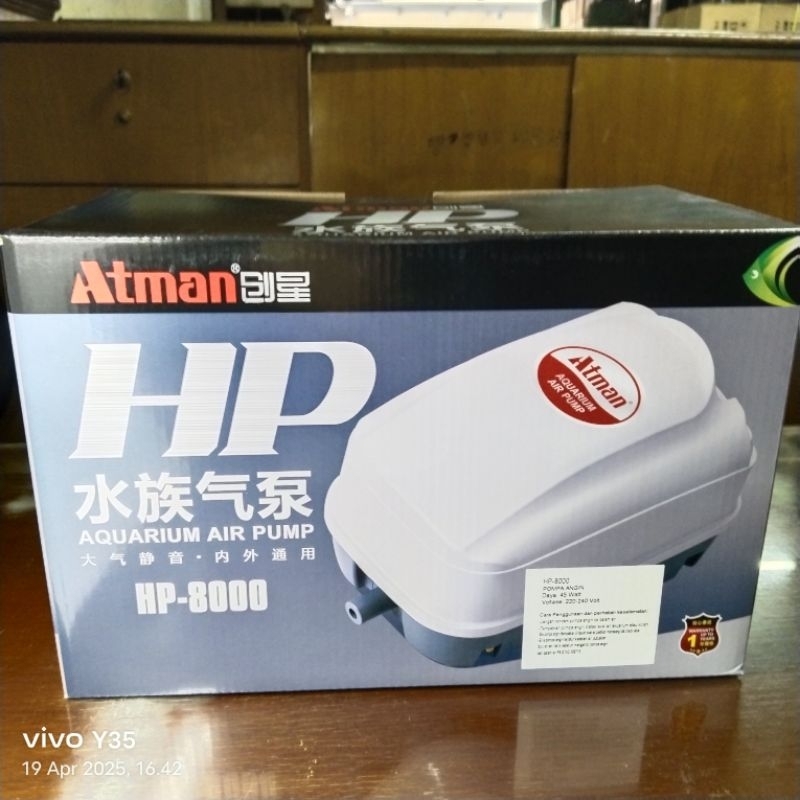Atman HP-8000 aquarium air pump