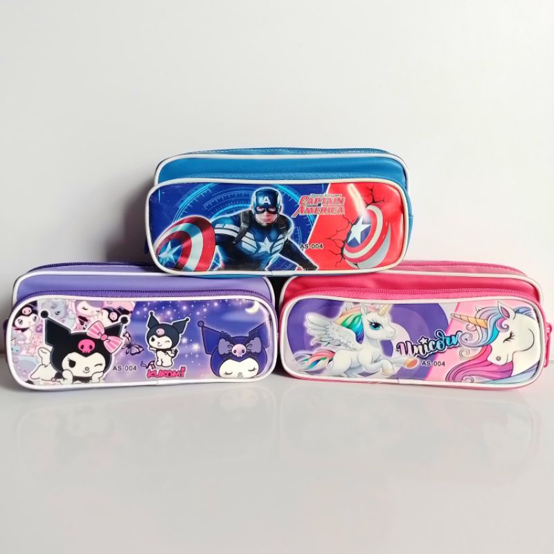 

Tempat Pensil Kain Resleting Pencil Case AS 004 Motif Anak ( Pcs ) [ Original ]