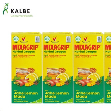 

Mixagrip Herbal Greges Isi 6 Sachet @15ml