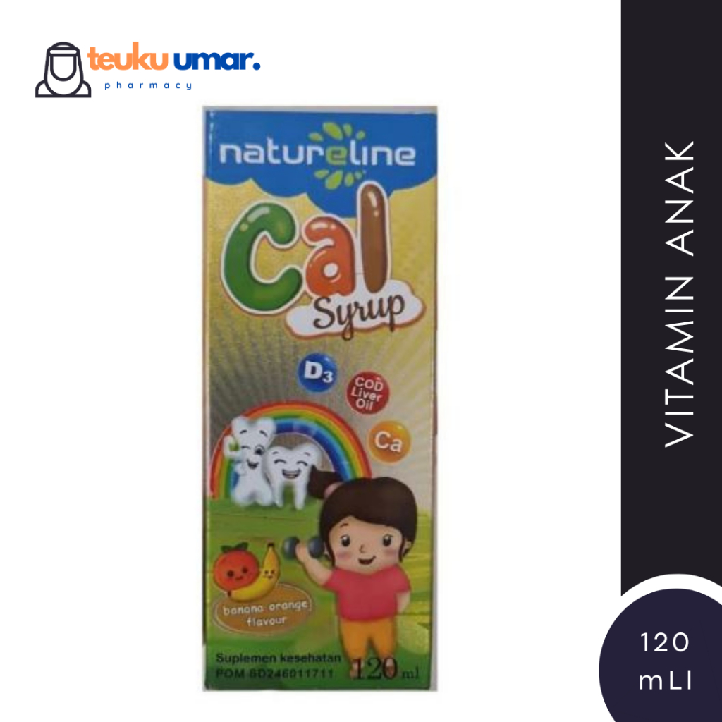 [Vitamin Anak] Natureline Cal Sirup 120 mL | Vitamin Tulang Anak