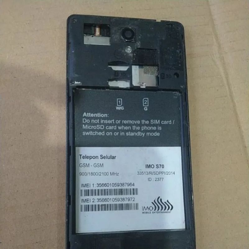 Lcd Tc HP IMO s70 minus Tc retak sentuh normal