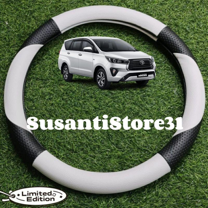 bungkus stir mobil kijang innova, cover stir kijang innova motif sabit