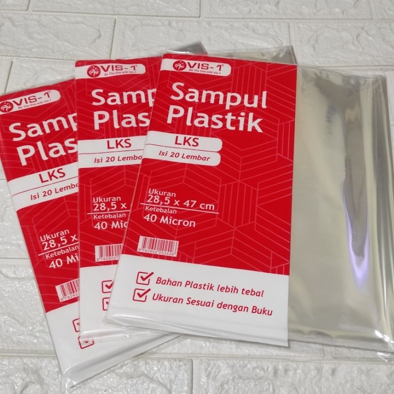 

Sampul Plastik LKS 20 Lembar Tebal 0.4 Micron - Sampul Buku Opp 20 Lembar