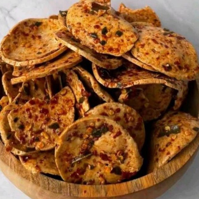 

Basreng Koin 1kg Pedas Exstra Daun Jeruk Cikruh Renyah Pedo Mantap