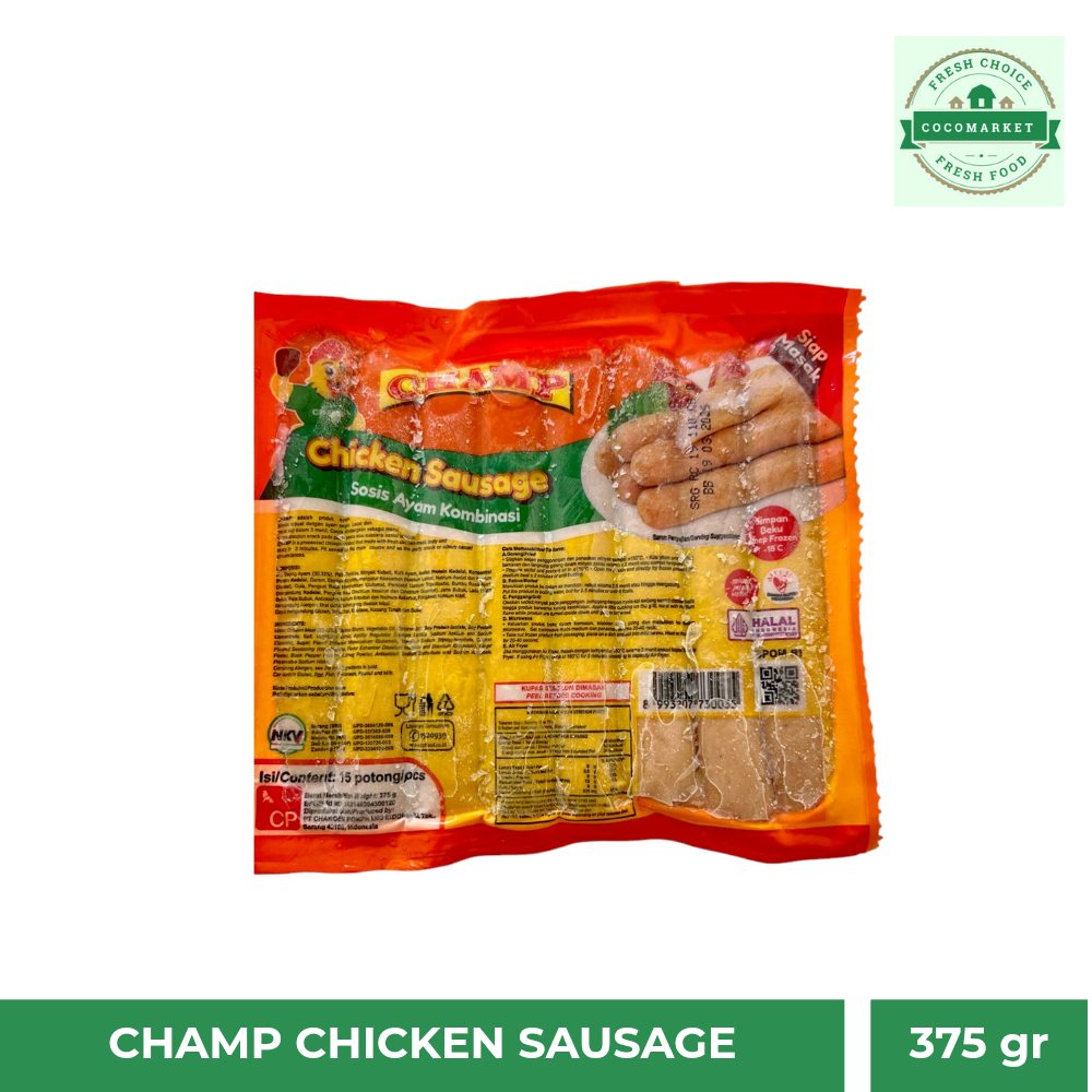 

CHAMP Chicken Sausage 375gr