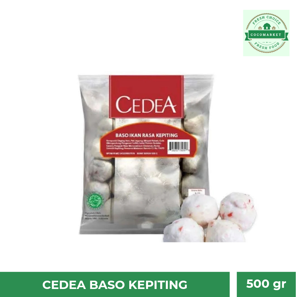

CEDEA Baso Ikan Rasa Kepiting 500gr