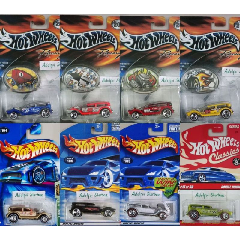 hotwheels hot wheels racing the demon ford motorcraft sterling marlin cat Caterpillar pfizer redline