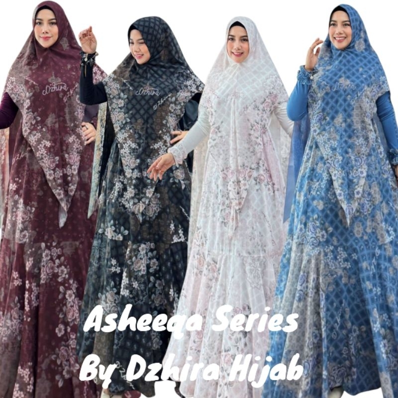 Asheeqa Series By Dzhira Hijab | BISA COD SIAP KIRIM | Gamis Wanita Muslimah
