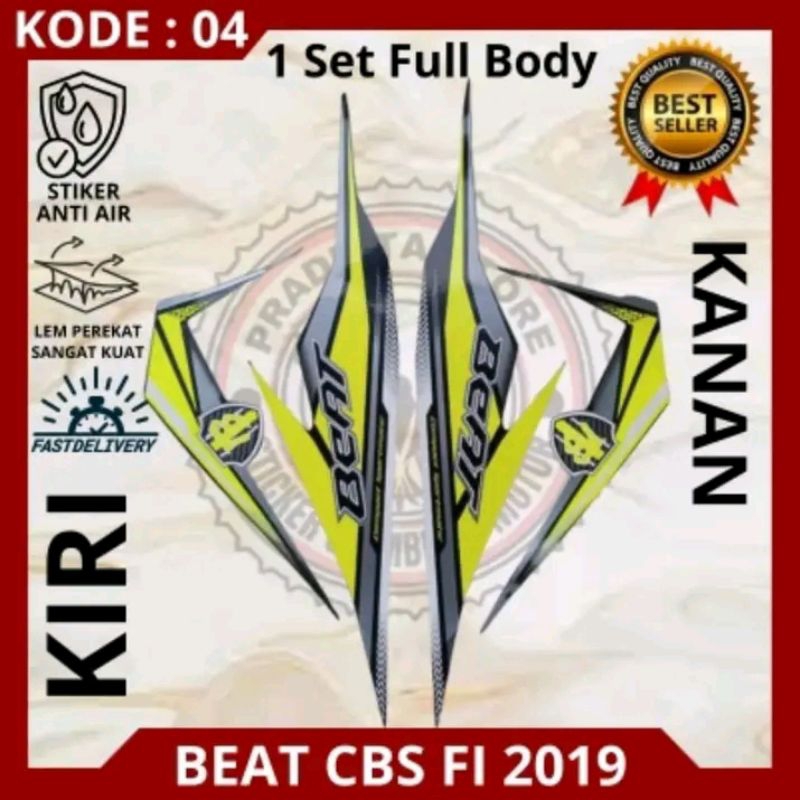 STRIPING/STIKER MOTOR BEAT CBS FI 2019/STRIPING BEAT 2019/STIKER BEAT FI CBS/DECAL BEAT CBS FI 2019 