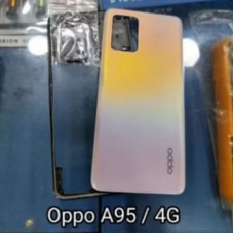cessing hausing fullset Oppo A95/ 4G Backdor+tulang bazzel tutup mesin