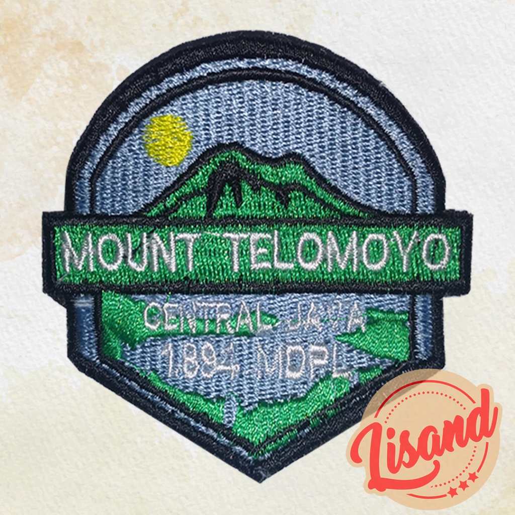 Patch Emblem Bordir Gunung Telomoyo
