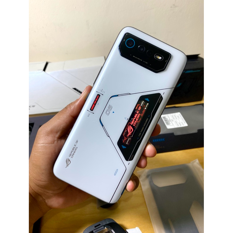 Asus ROG 6 Pro 18/512GB Resmi  + Aeroactive Cooler original  Like New