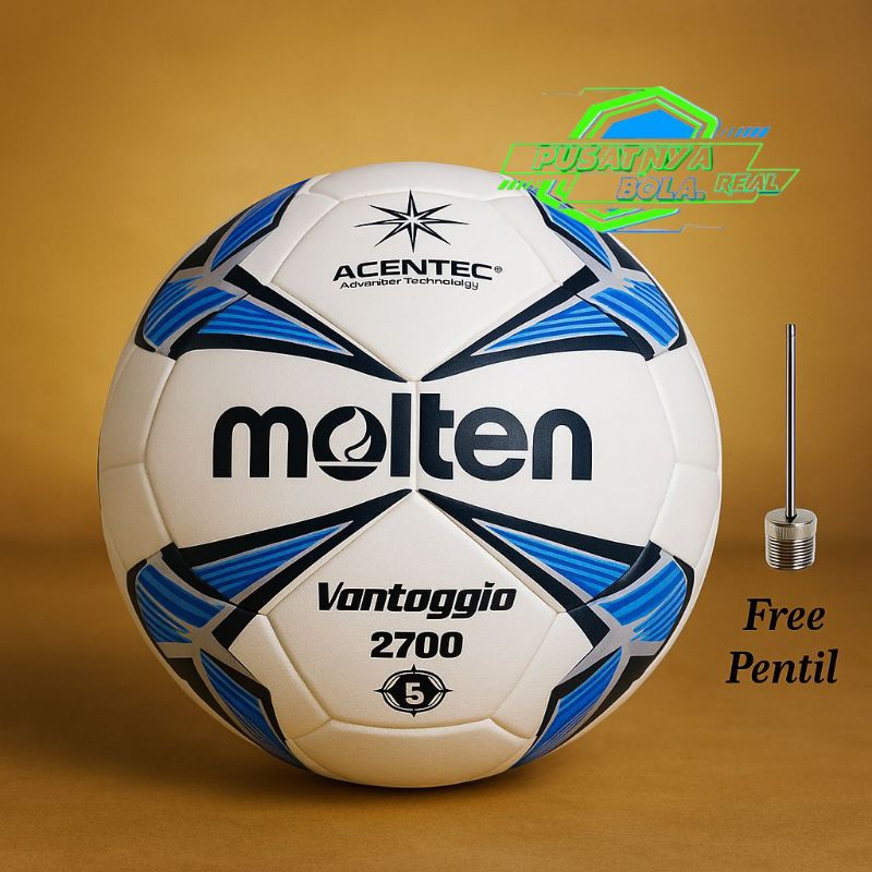 Bola Sepak Bola Kaki Size 5 Bola Sepak Molten Bola Sepak Jahit Size 5