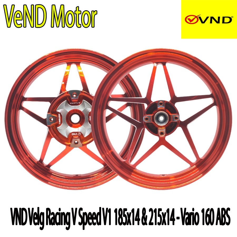 Velg Motor VND Velg Racing V Speed V1 185x14 & 215x14 - Vario 160 ABS