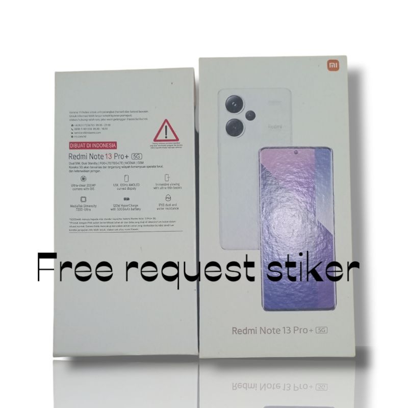 

dus box redmi note13 pro+ 5G free request stiker