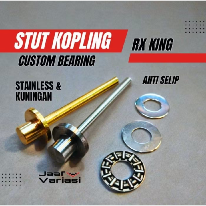 RX King Stut Kopling Kanan Custom Bearing Kuningan Anti Selip / Stut Kopling RX King