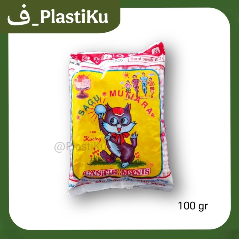 

Sagu Mutiara Cap Kucing Cantik Manis 100 gram