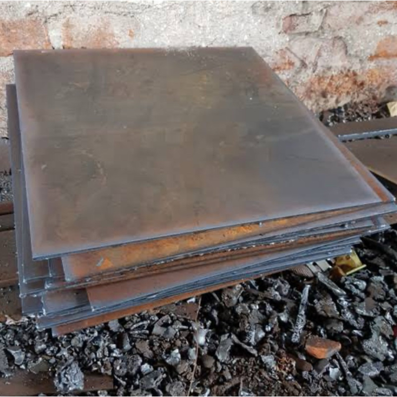 GROSIR PLAT BESI HITAM 10cm x 15cm x 6mm