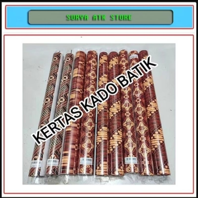 

1 Pak Kertas Kado Batik Isi 50 Lembar