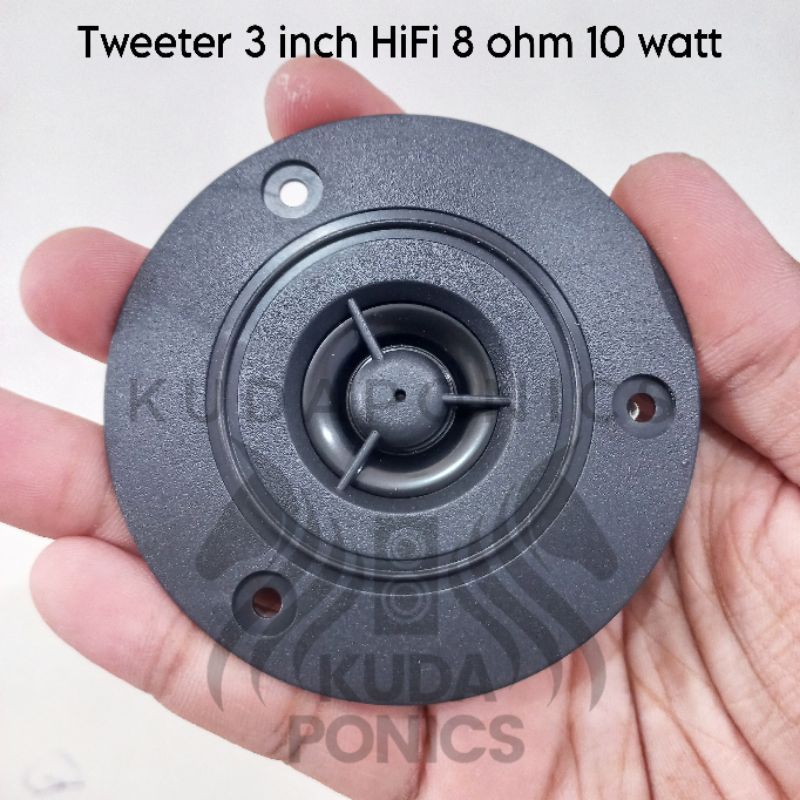 Tweeter Bulat Hifi Round Tweeter Speaker 3 inch 8 ohm 10 watt