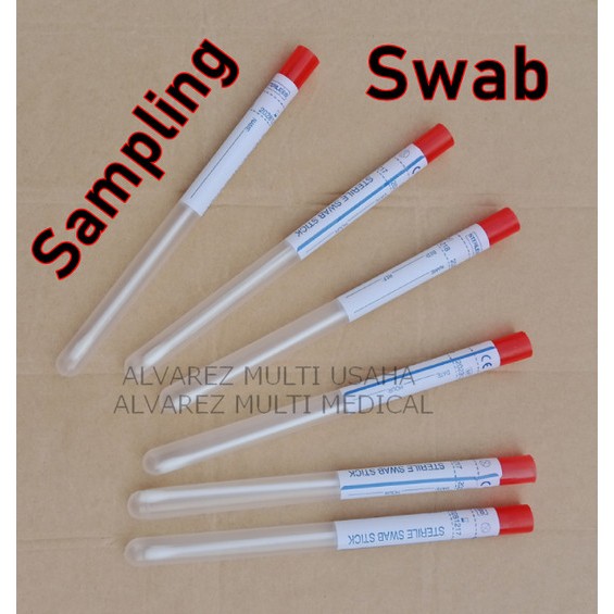 TRANSPORT SWAB KAPAS LIDI STERIL / Steril Cotton Swab / Transport Swab Steril / Kapas Lidi Spesimen