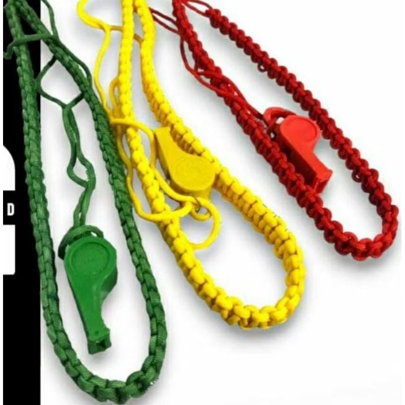 TALI PELUIT PRAMUKA / TALI KUR MERAH KUNING HIJAU