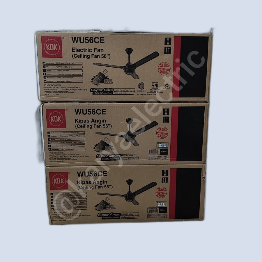 Kipas Angin Ceiling Fan Remot Kdk WU56CE Kipas Angin Plafon Kdk 56inch