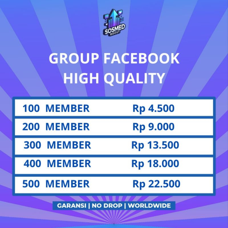 GROUP FACEBOOK BERGARANSI
