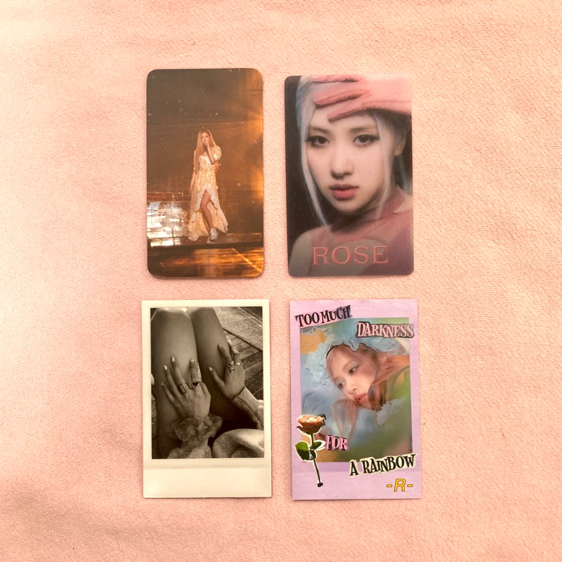 [OFFICIAL] ROSE BLACKPINK PHOTOCARD ROSIE IYA IN YOUR AREA TOUR SEOUL DVD POB PRE ORDER BENEFIT KTOW