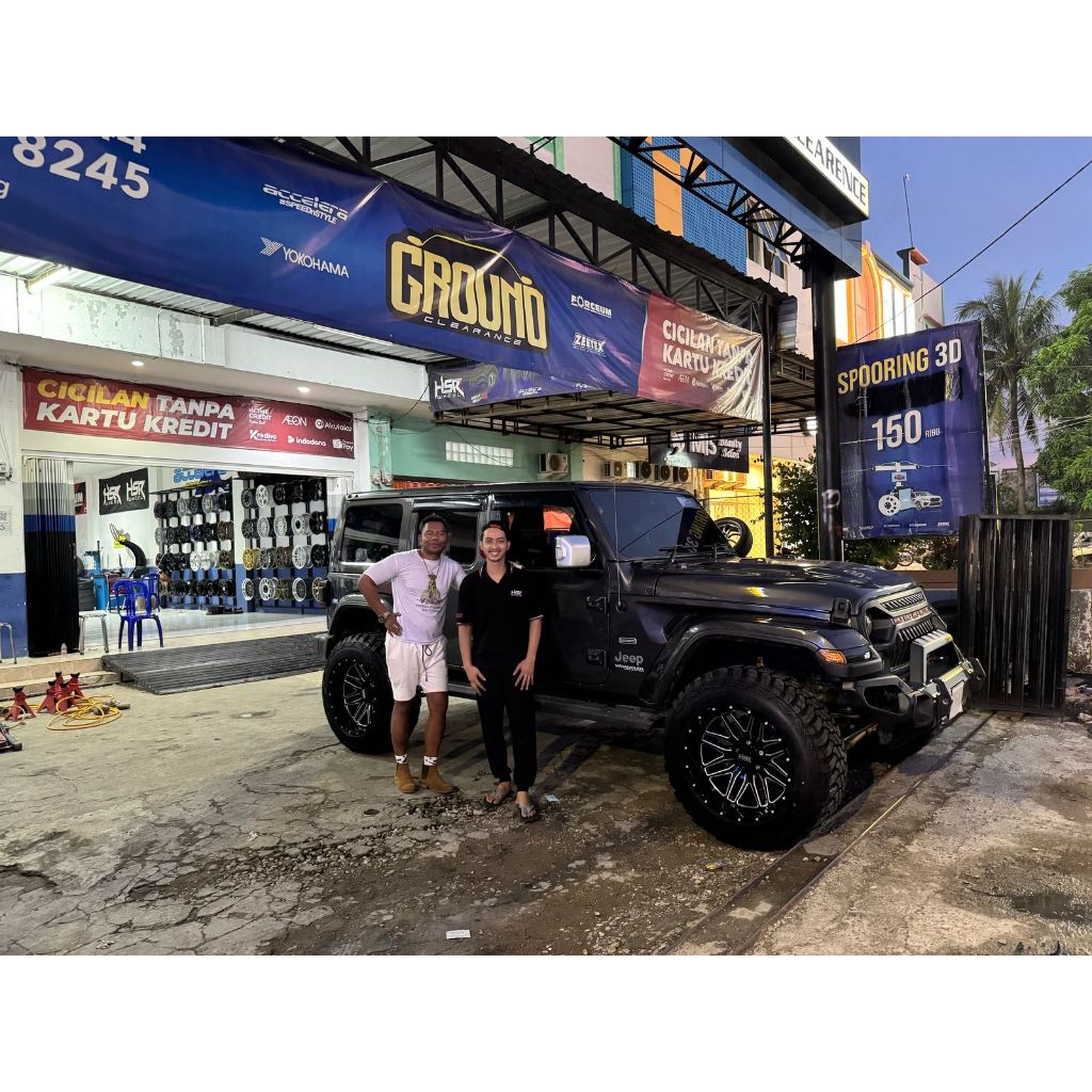 VELG MOBIL CELONG R20 LEBAR 12 INCI BUAT RUBICON, SAHARA, JK, WRANGLER - TOKO VELG HSR KUPANG