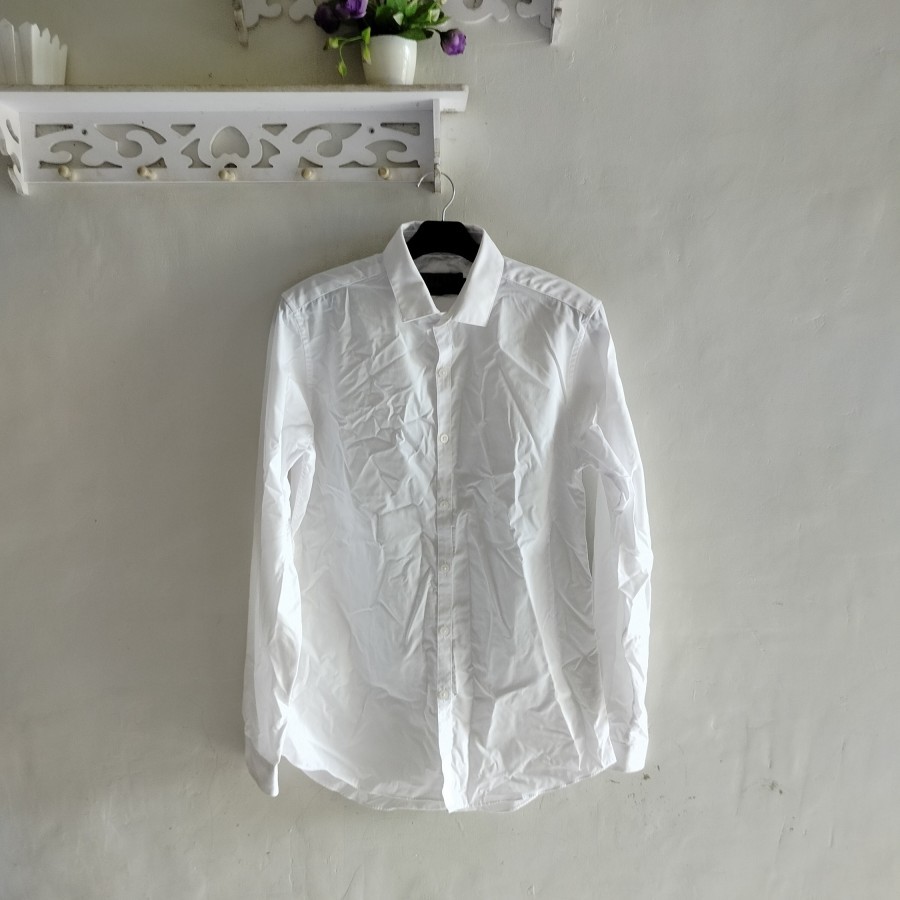 KEMEJA pria branded putih TOPMAN