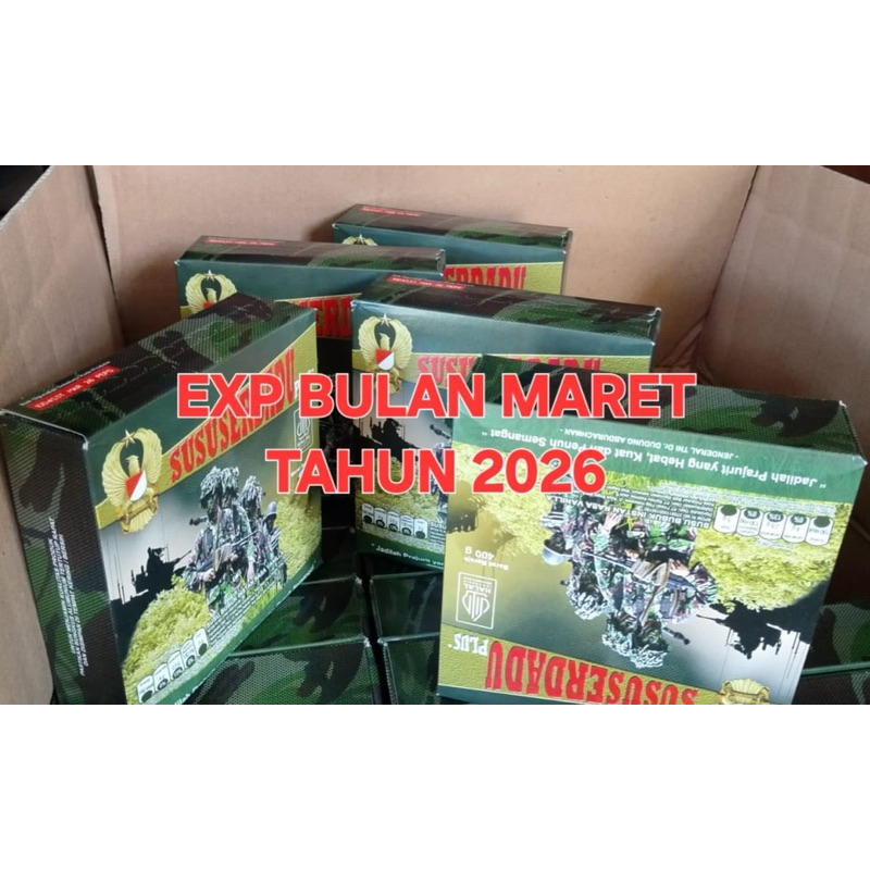 

SUSU SERDADU TERMURAH 100% ORIGINAL JATAH PEMBAGIAN TNI