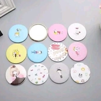 (50 pcs) Souvenir Kaca Cermin Bulat Mini