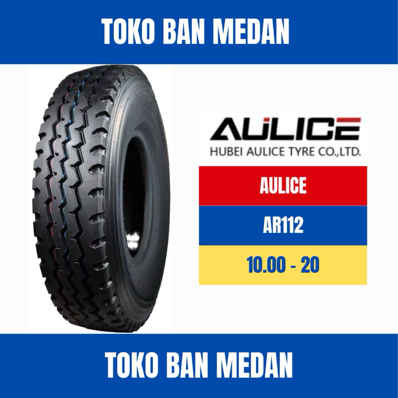 BAN TRUK AULICE AR112 1000 R20 20 KAWAT 18PR ( KOMPLIT BAN DALAM DAN SELENDANG )