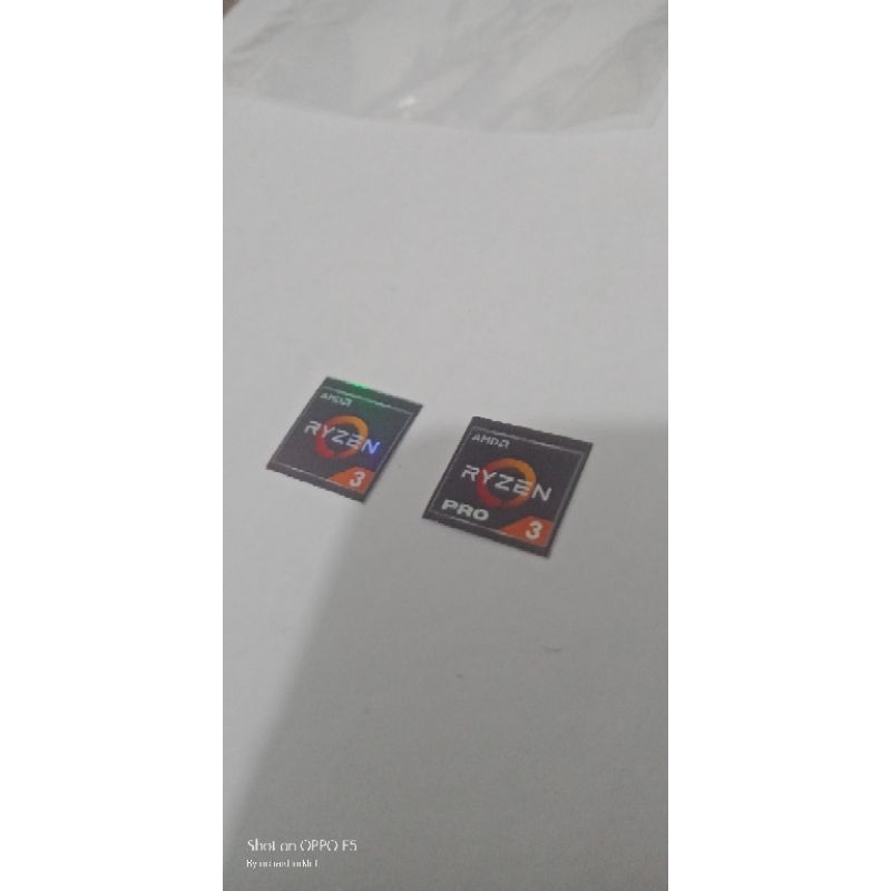 

stiker ryzen 3 silver series hologram 2025