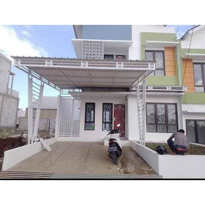 kanopi besi holo minimalis