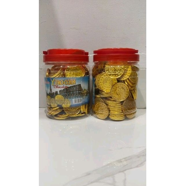 

Cokelat Coin Yuro isi 125 pcs