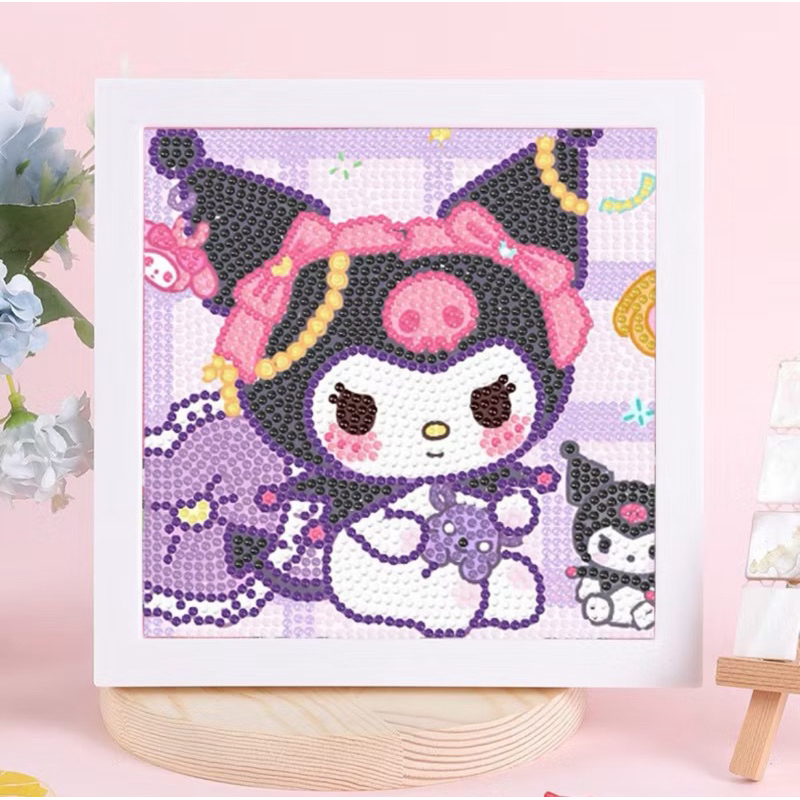 

Mainan Kreatifitas Melukis Kuromi / Diamond Painting Kuromi 5D
