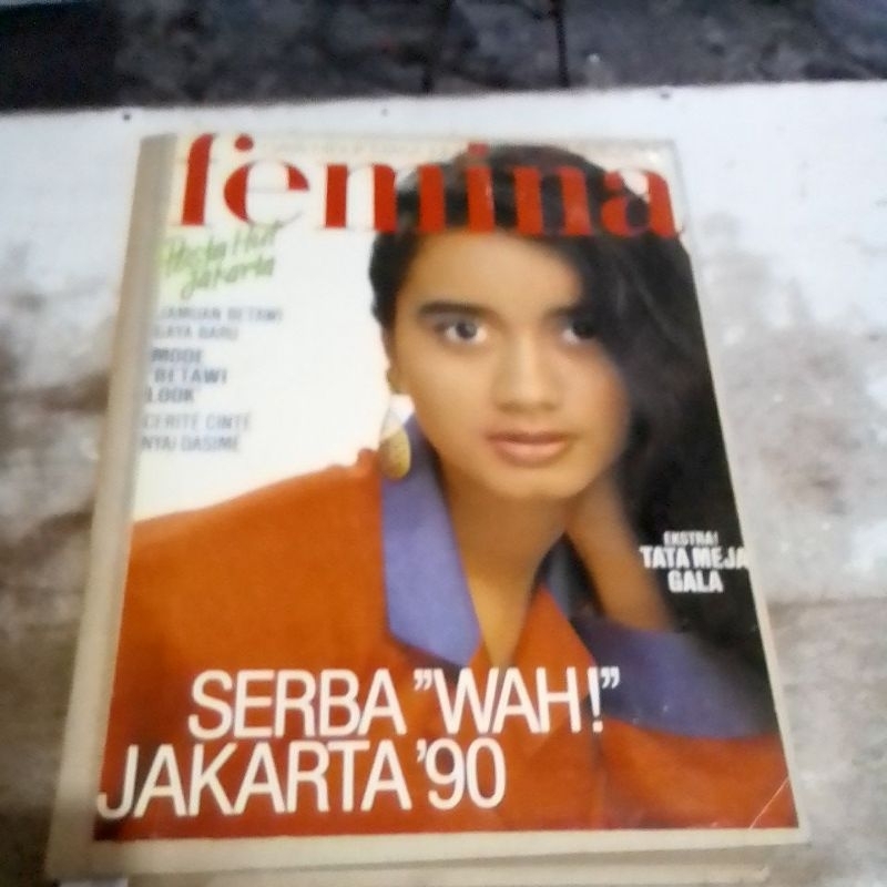 Majalah Femina(bundel)4 Edisi thn 1990