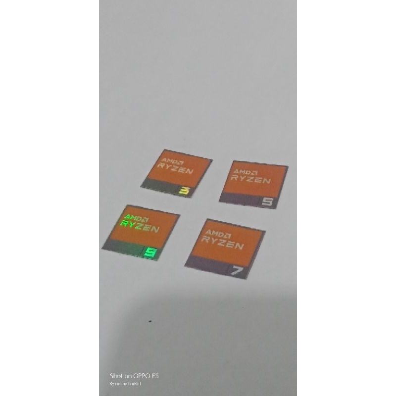 

stiker amd ryzen special all series hologram 2025