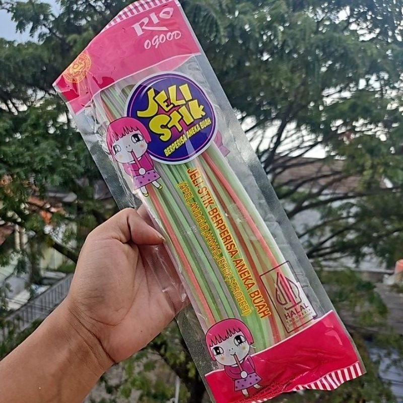 permen jelly stik panjang  / makanan ringan / makanan jadul / snack permen / makanan