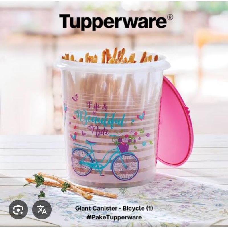 Giant canister tupperware 8 Liter/ toples tupperware 8 liter